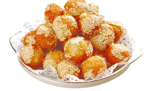 香酥芝麻球图片 香酥芝麻球图片