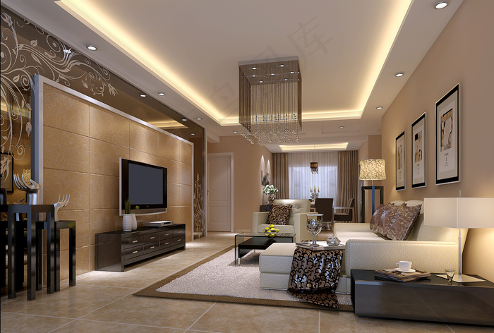 现代简约客厅设计