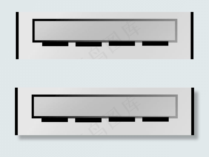 电脑连接器USB剪辑艺术