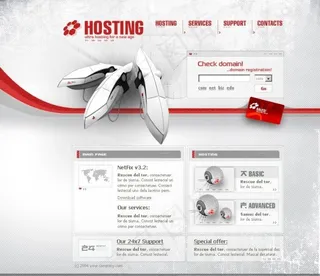 魅力时尚企业网站psd模板