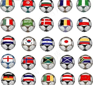 世界各国足球图片