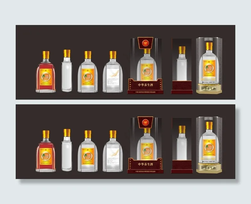 酒效果图图片cdr矢量模版下载