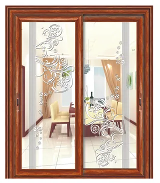 移门 双玻门 隔断门图片