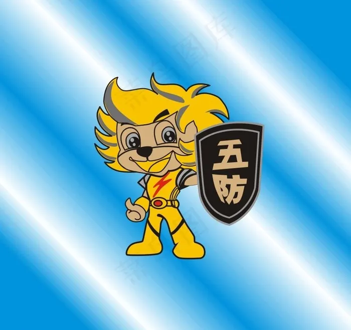 小狮子图片cdr矢量模版下载
