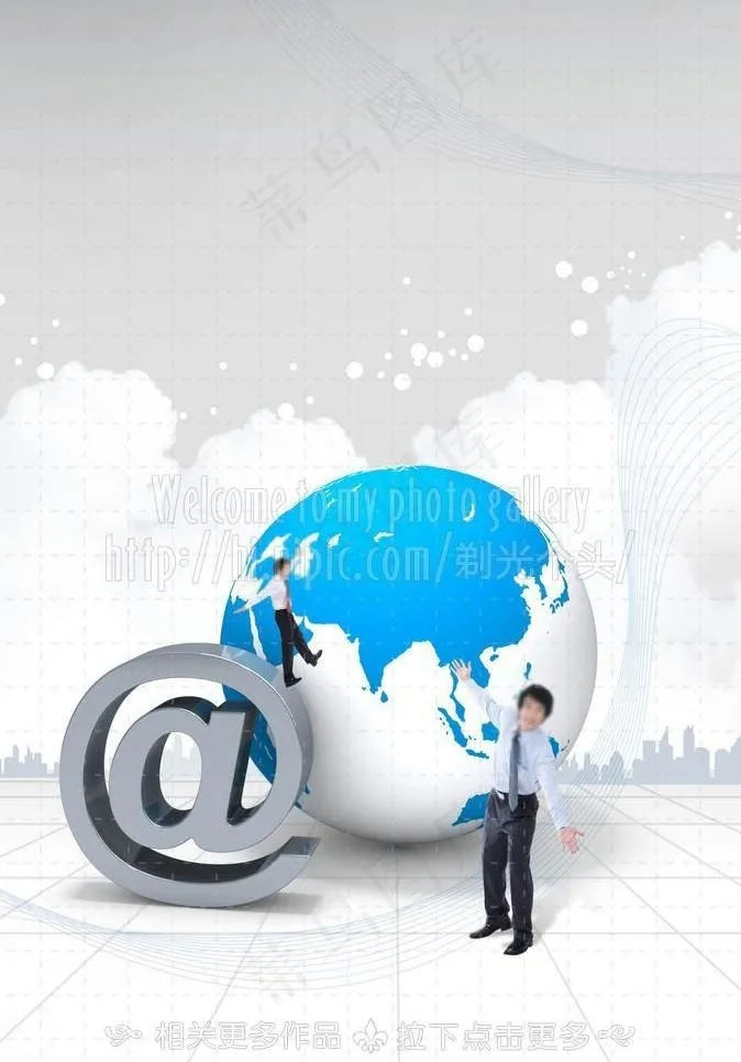 立体邮箱符号图片(2700X4100(DPI:300))psd模版下载