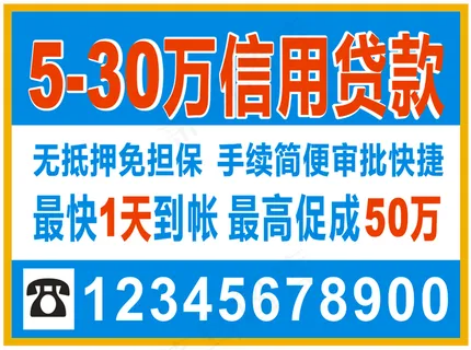 信用贷款 信用贷款