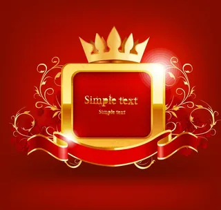 欧式金色花纹图片