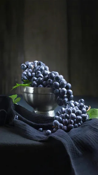 葡萄串高清摄影图片