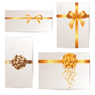 精美精品盒包装丝带矢量素材