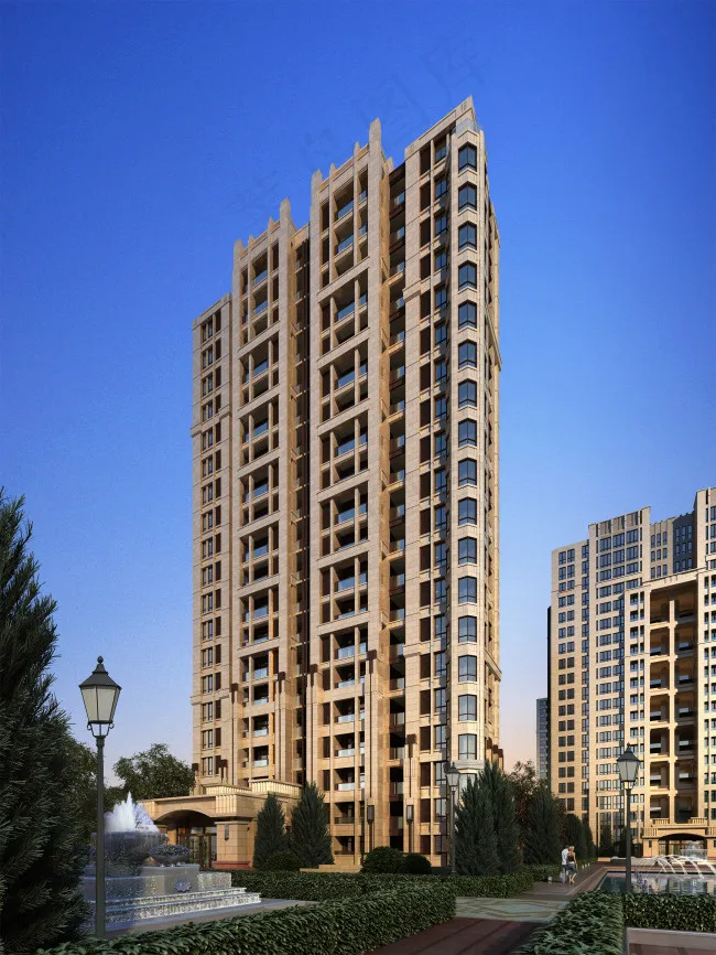 高层建筑(2083X2778(DPI:40))psd模版下载