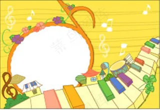 韩国音乐海报设计POP矢量素材下载