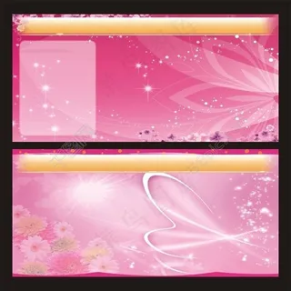 梦幻展板背景矢量素材