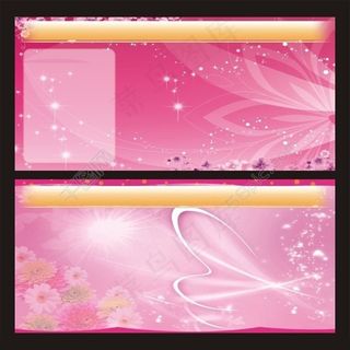 梦幻展板背景矢量素材