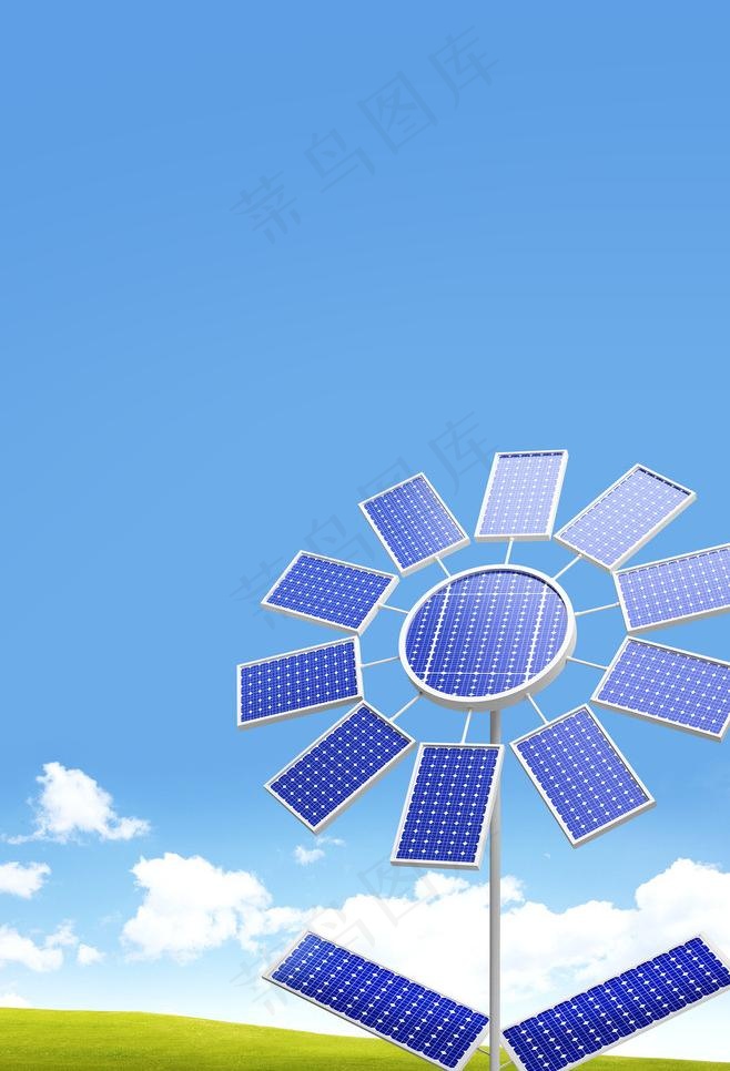 太阳能绿色环保图片(3375X5250(DPI:300))psd模版下载