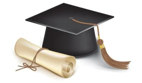 学士帽矢量素材ai矢量模版下载