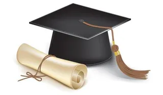 学士帽矢量素材