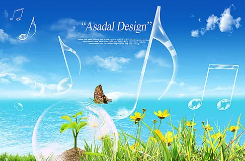 音乐培训展板背景 音乐培训展板背景