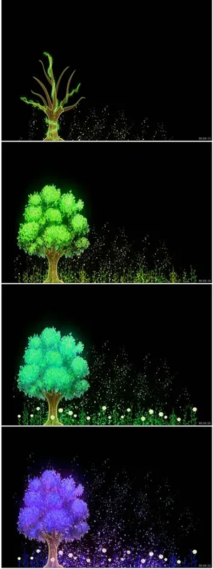 梦幻大树成长高清视频