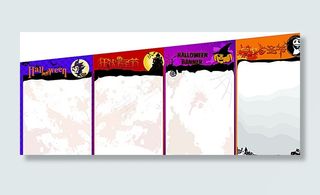 万圣节排版底图图片