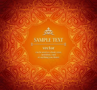 欧式花纹背景图片