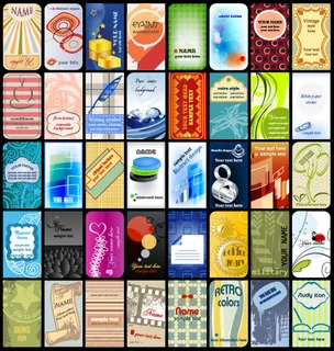 精美的卡片模板矢量素材01