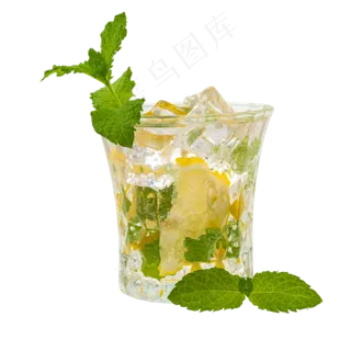 冰块柠檬汁,免抠元素