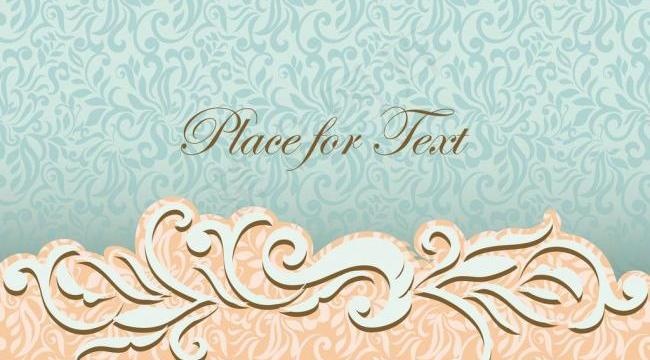 欧式花纹背景图片