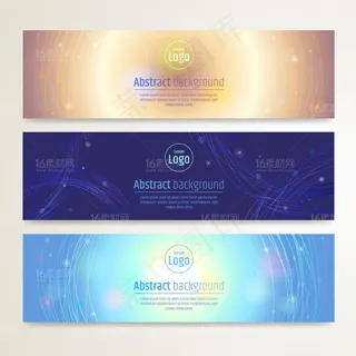 时尚条幅横幅设计矢量素材