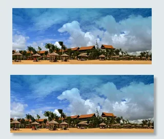 海南三亚福湾美景图片