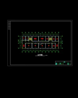 多层教学楼CAD施工图纸