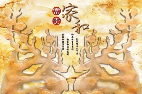 美尚美格3D仿彩雕背景墙