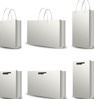 空白纸袋手提袋PSD分层素材