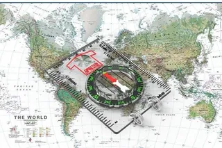 定向运动地图指南针