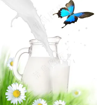 动感牛奶图片