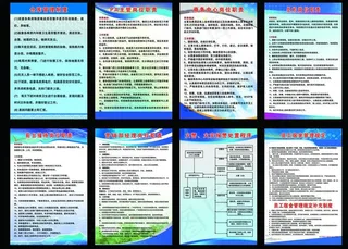 制度板模版图片