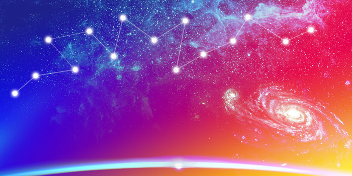 璀璨星空蓝色星空梦幻星空