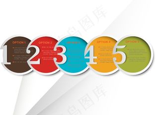 丰富多彩的轮数的横幅图表