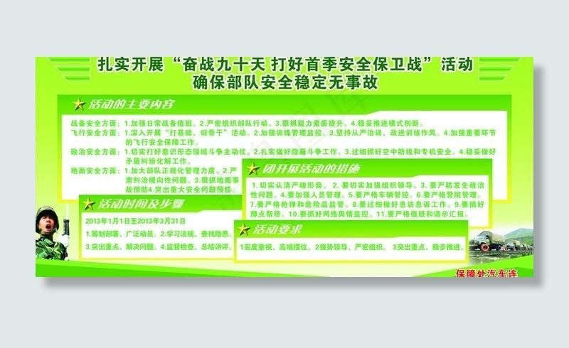 部队宣传栏图片cdr矢量模版下载