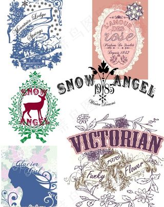 欧式经典矢量t-shilt图案底纹...