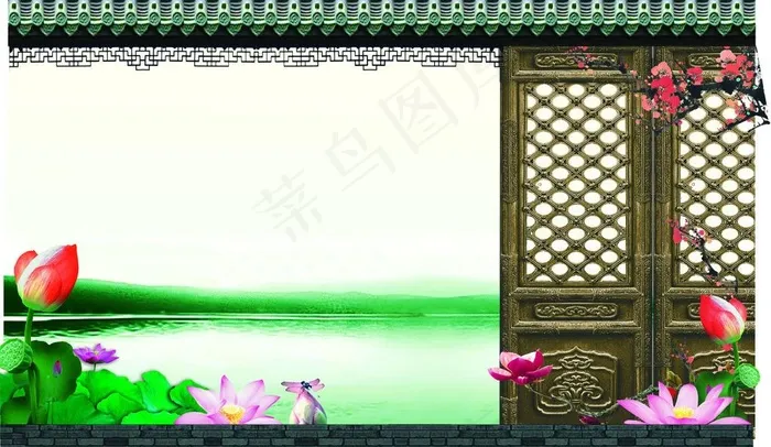 江南图片cdr矢量模版下载