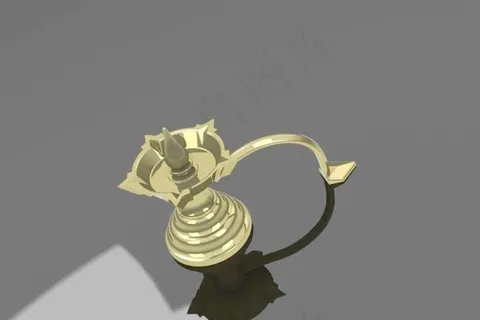 传统的印度教灯（pancharti...