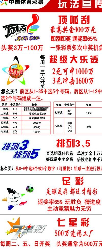 体彩海报图片