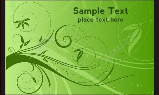 绿色花纹背景图片