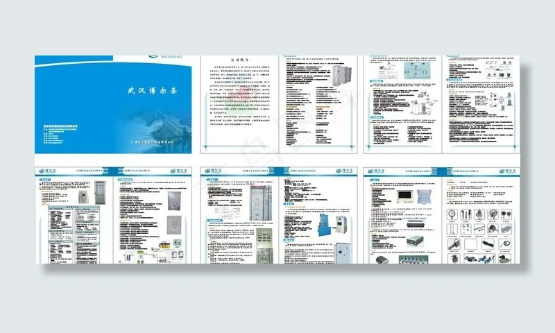 博尔圣画册图片cdr矢量模版下载