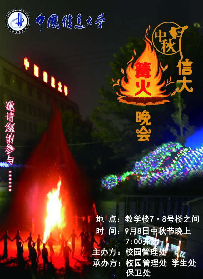 信大火把节海报晚会宣传(2268X3118(DPI:72))psd模版下载