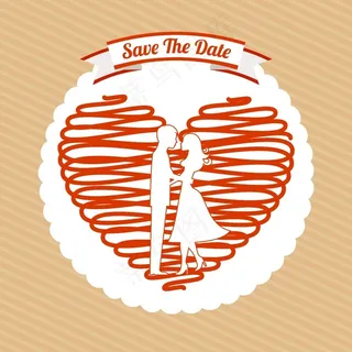 婚礼海报广告背景设计素材矢量