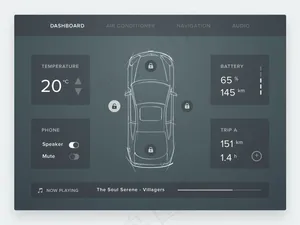 车载应用界面移动手机APP界面UI