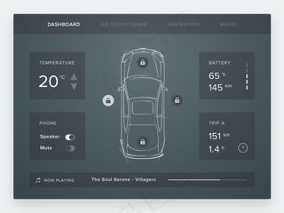 车载应用界面移动手机APP界面UI