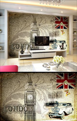 古典欧式装饰画复古风欧式背景墙壁画