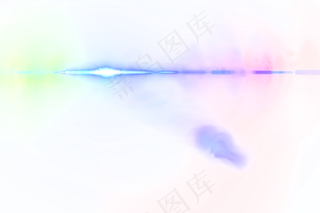 蓝色光晕设计素材
